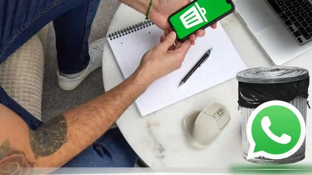 Dónde ubicar la papelera secreta de WhatsApp